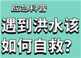 汛期來臨，遇到洪水險情如何自救？