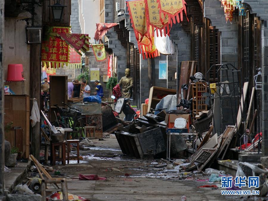 （關(guān)注“利奇馬”·圖文互動）（2）古城洪災(zāi) 八方馳援——洪水災(zāi)害下的浙江臨?，F(xiàn)場目擊
