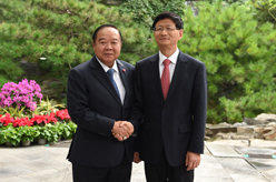 孟建柱會(huì)見泰國第一副總理兼國防部長(zhǎng)巴維
