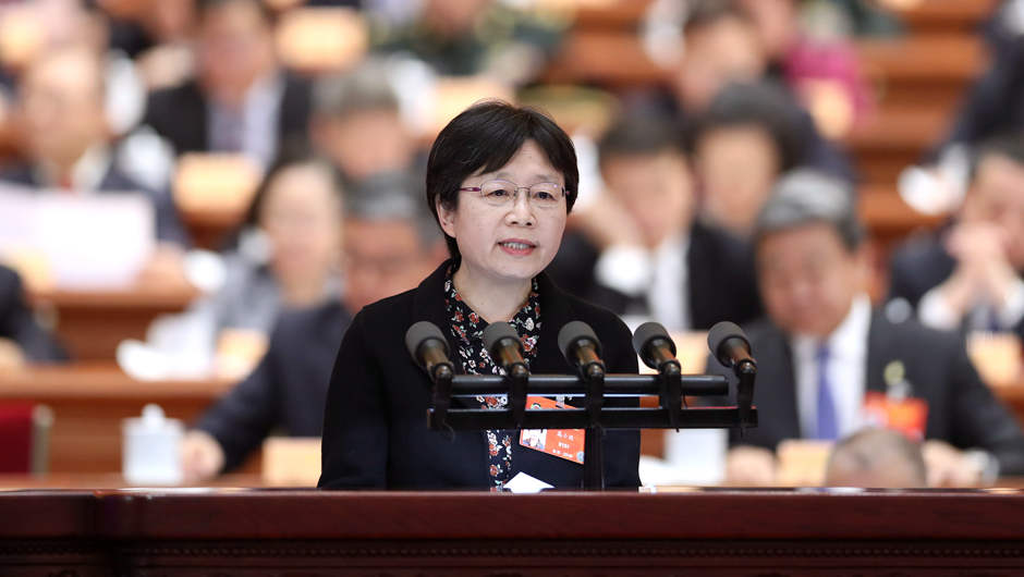 民革中央副主席、上海市委會主委，上海市人大常委會副主任 高小玫
