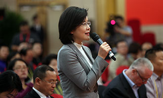中央電視臺(tái)、中國(guó)網(wǎng)絡(luò)電視臺(tái)記者提問
