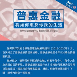 【G20系列圖解】普惠金融將如何惠及你我的生活？
