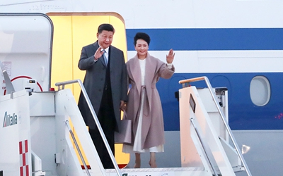 習(xí)近平抵達(dá)羅馬 開(kāi)始對(duì)意大利共和國(guó)進(jìn)行國(guó)事訪(fǎng)問(wèn)