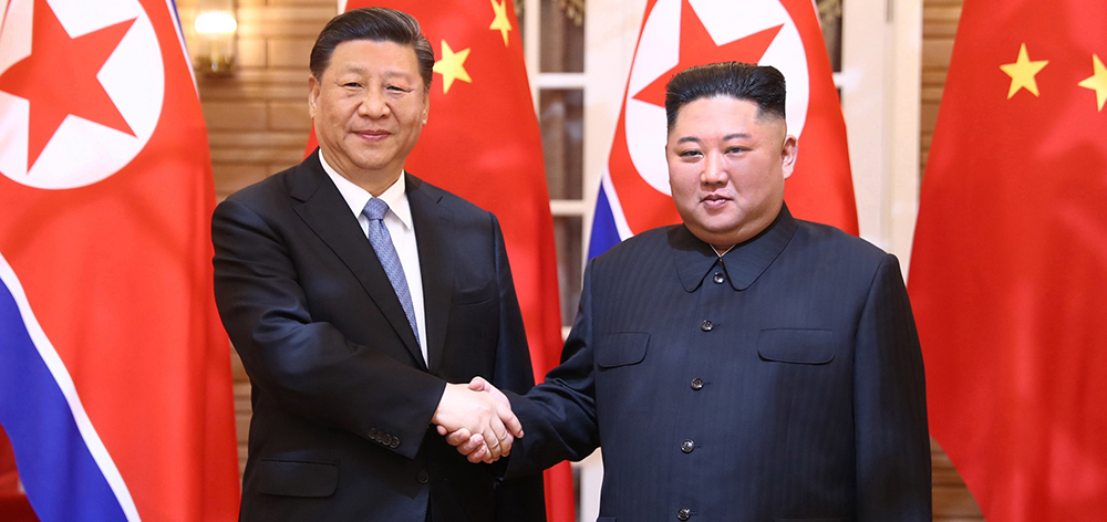 習(xí)近平同朝鮮勞動(dòng)黨委員長(zhǎng)、國(guó)務(wù)委員會(huì)委員長(zhǎng)金正恩舉行會(huì)談