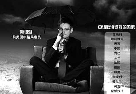 美施壓，斯諾登“搶手”成“燙手”